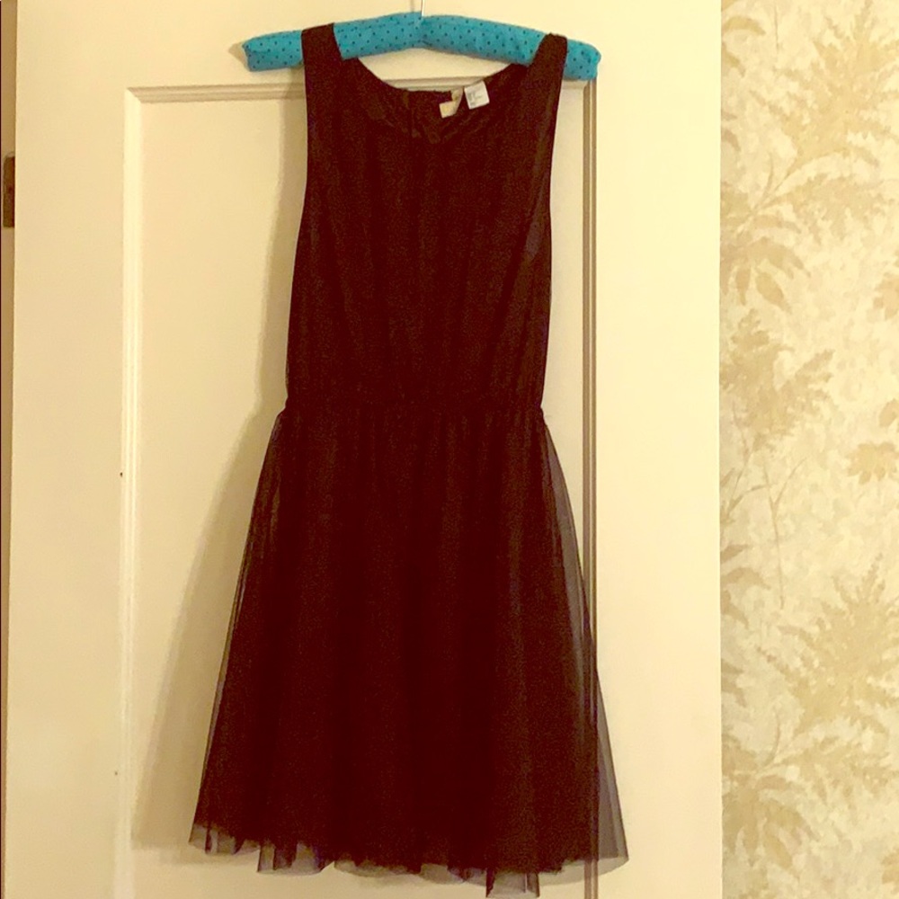 Black H&M Divided mini dress-tulle